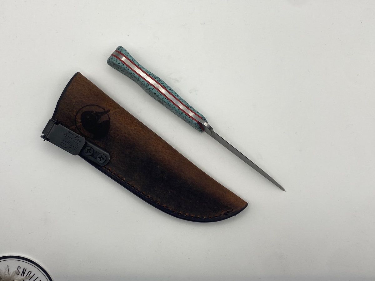Sanderling Bird and Trout Knife Thin Handle