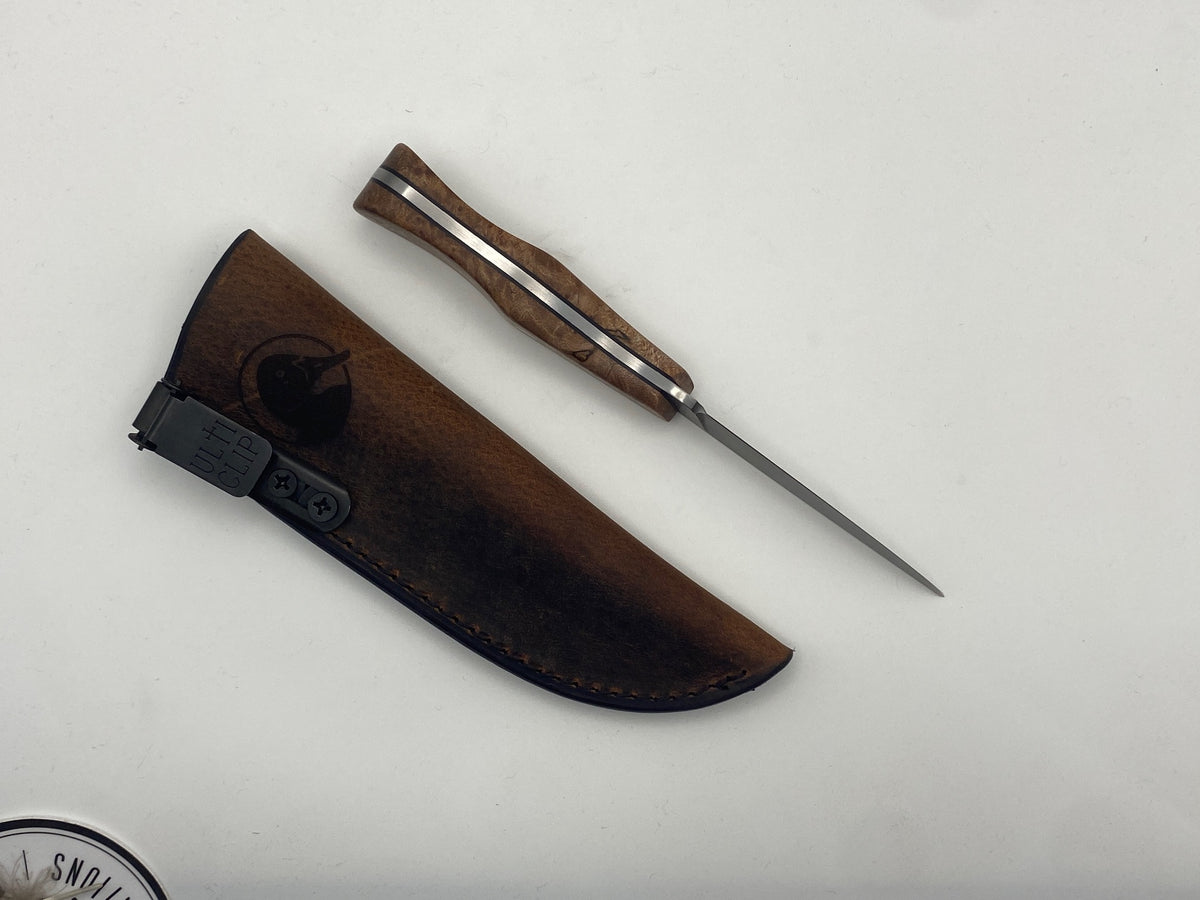 Sanderling Bird and Trout Knife