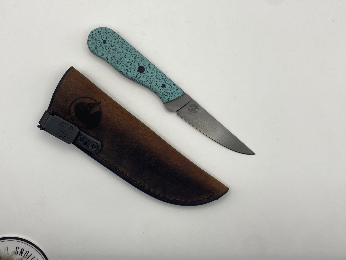 Sanderling Bird and Trout Knife Thin Handle